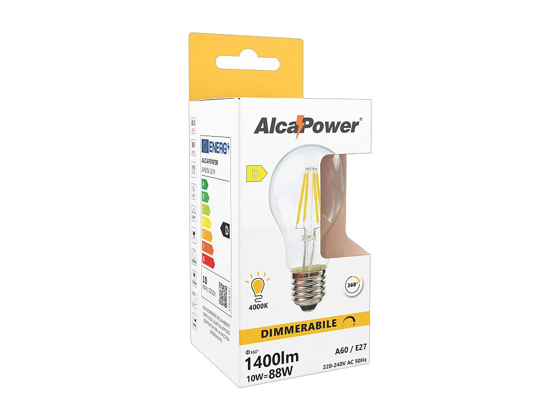 Klassieke dimbare LED-lamp 10W 4000K E27