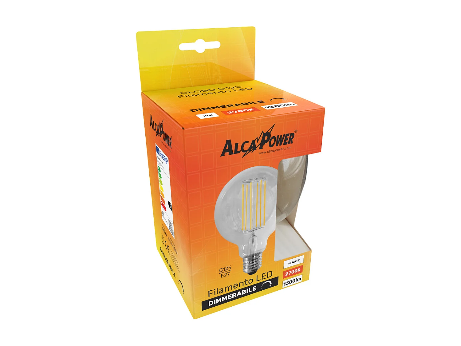 Globo G125 LED-lamp Dimbaar 10W 2700K E27