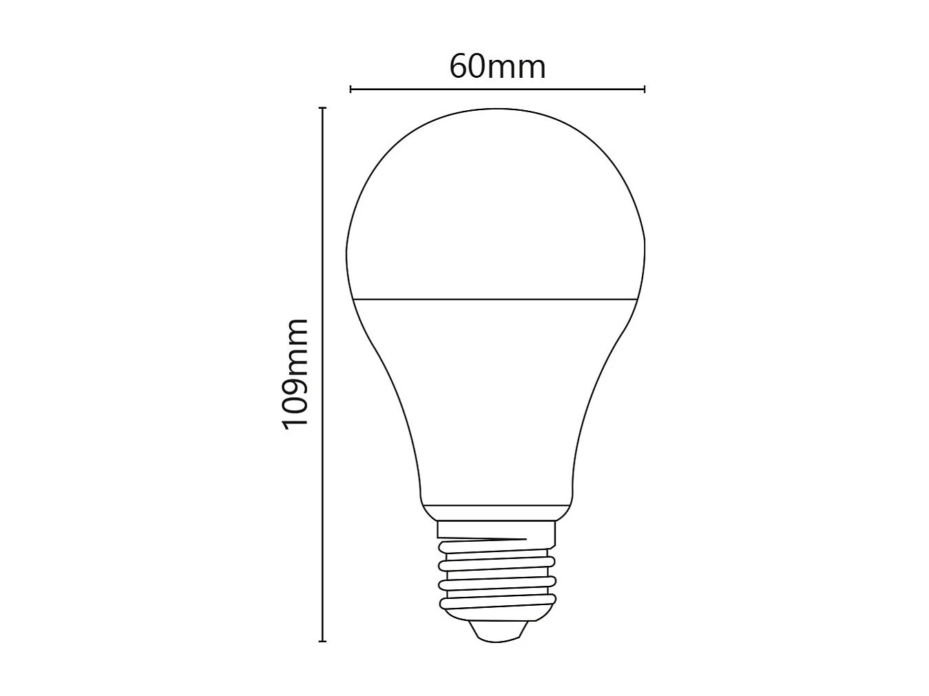 Ampoule LED classique 10W E27 12-24V 3000K