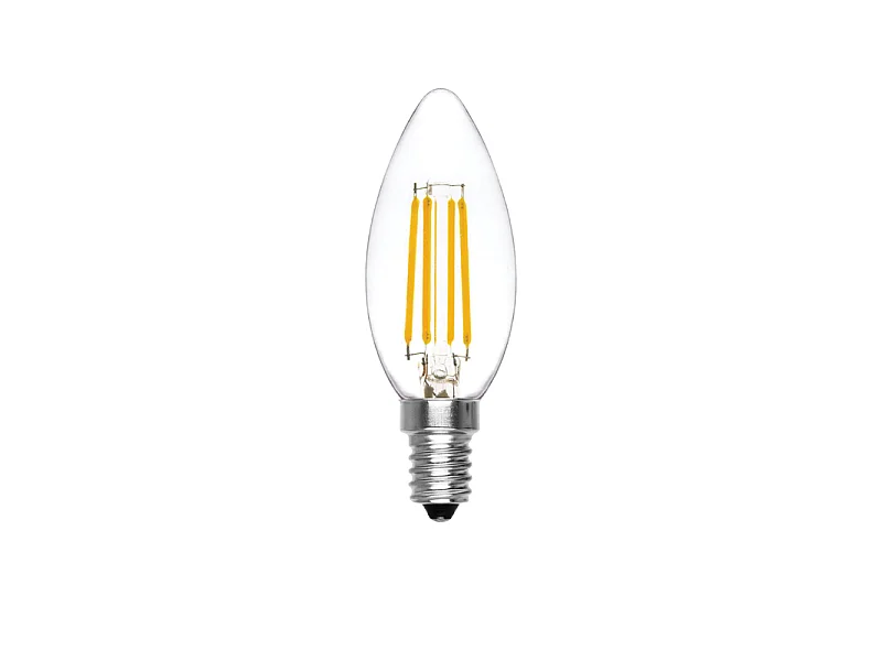 Lâmpada LED Olive regulável 6W 4000K E14