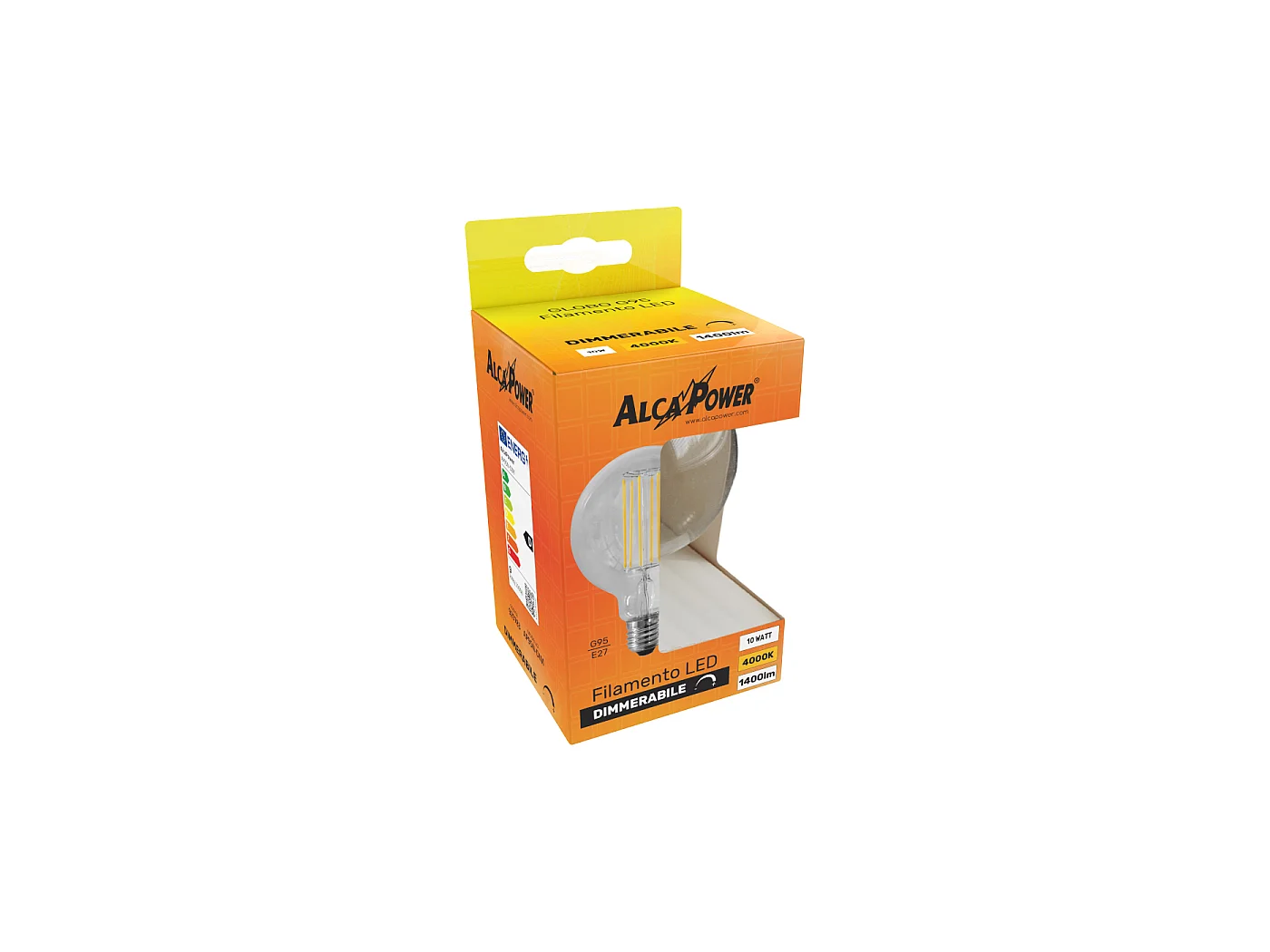 LED-Glühbirne Globe G95 dimmbar 10W 4000K E27