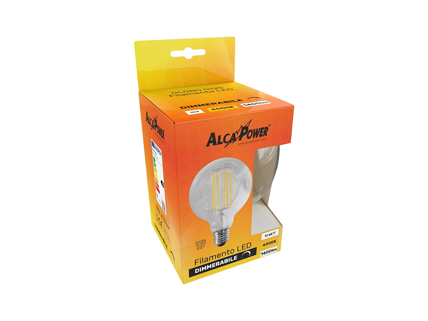 Bombilla LED Globo G125 Regulable 10W 4000K E27