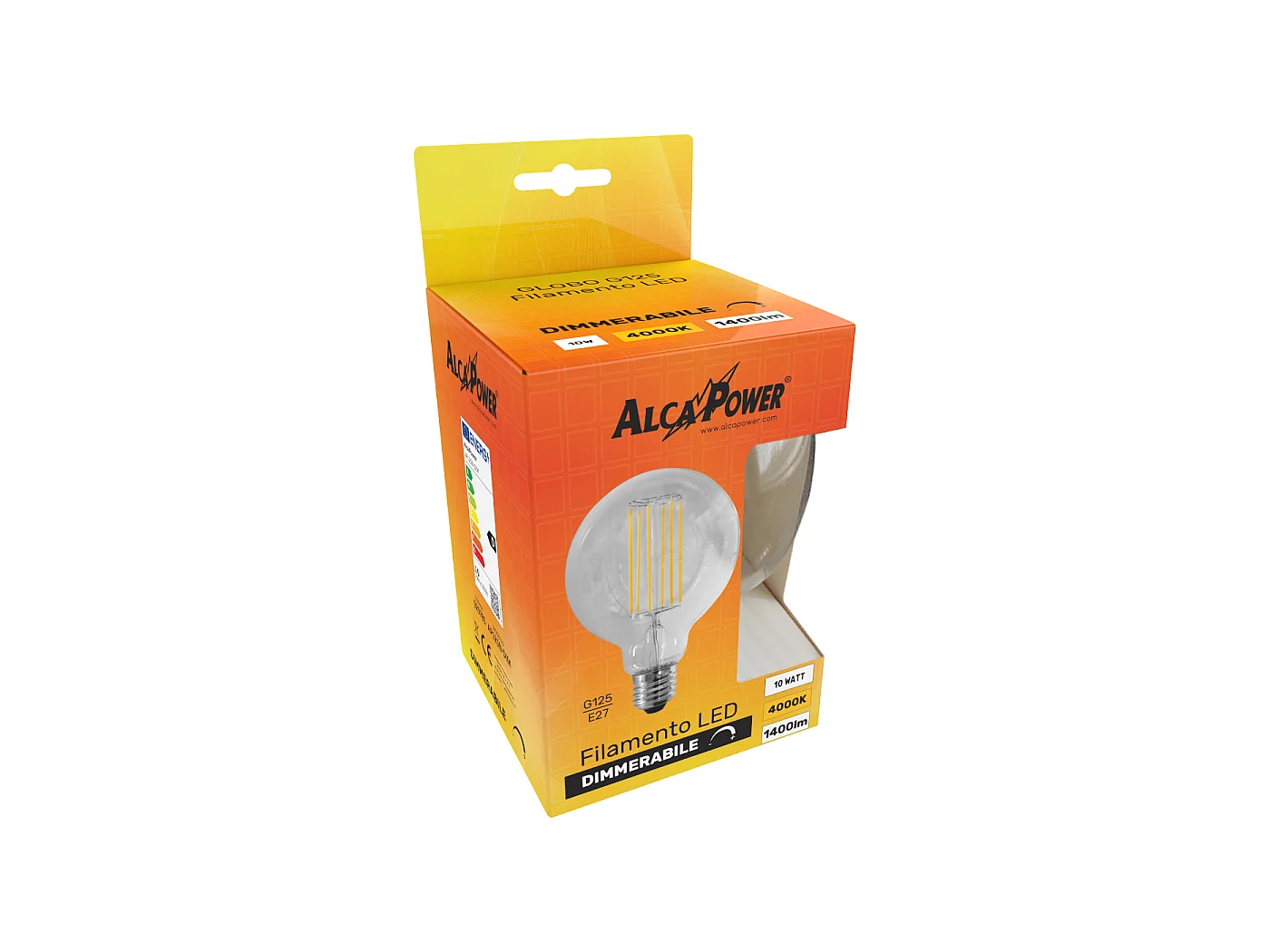 Dimmable 10W 4000K E27 G125 Globe LED Bulb