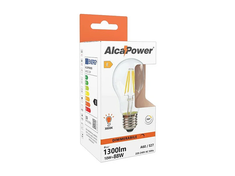 Lampadina a Led Classica Dimmerabile 10W 3000K E27