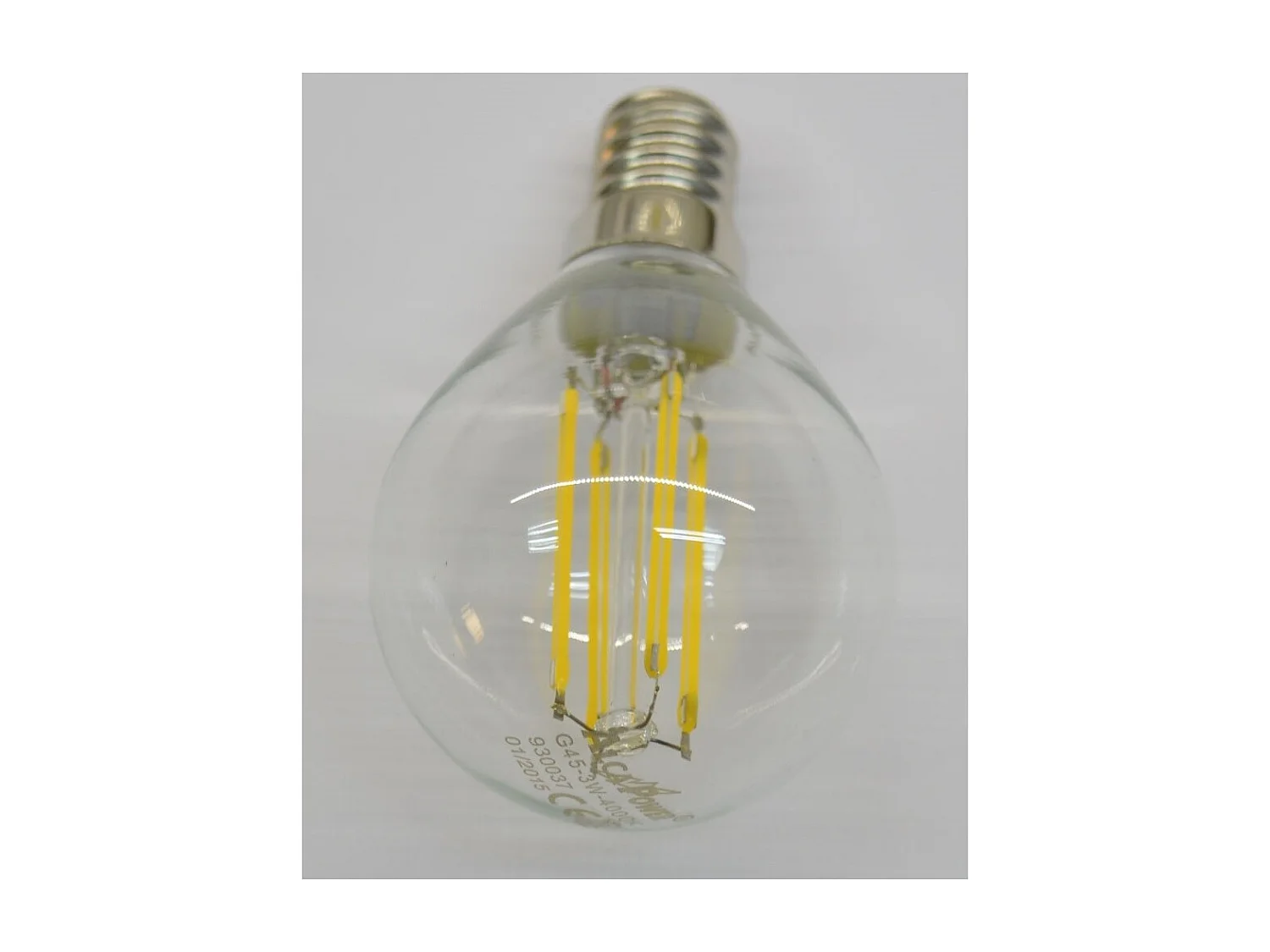 Bombilla LED de filamento E14 de 4 W y 3000 K