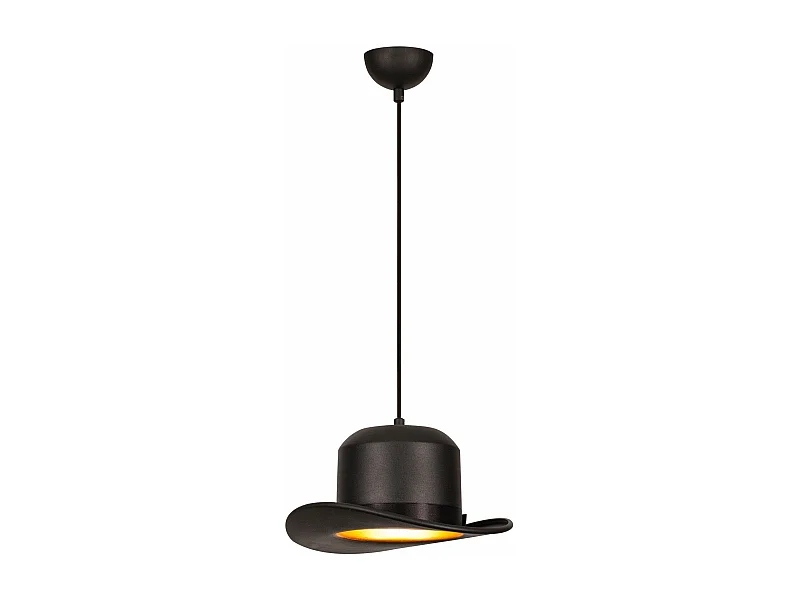 Suspension chapeau melon Adrein D30cm Métal Noir