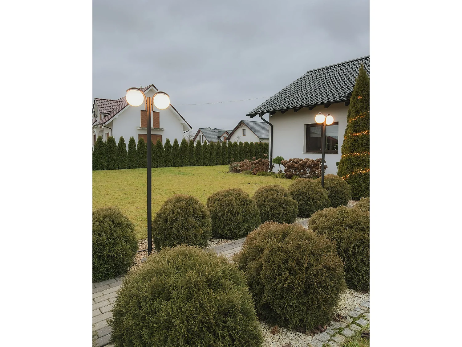 Lampadaire extérieur KULSI Noir