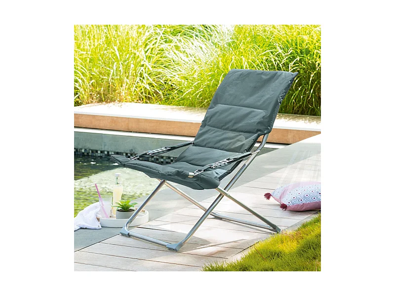 Fauteuil relax Milos jade Hespéride