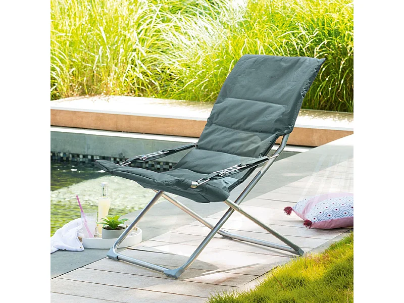 Fauteuil relax Milos jade Hespéride