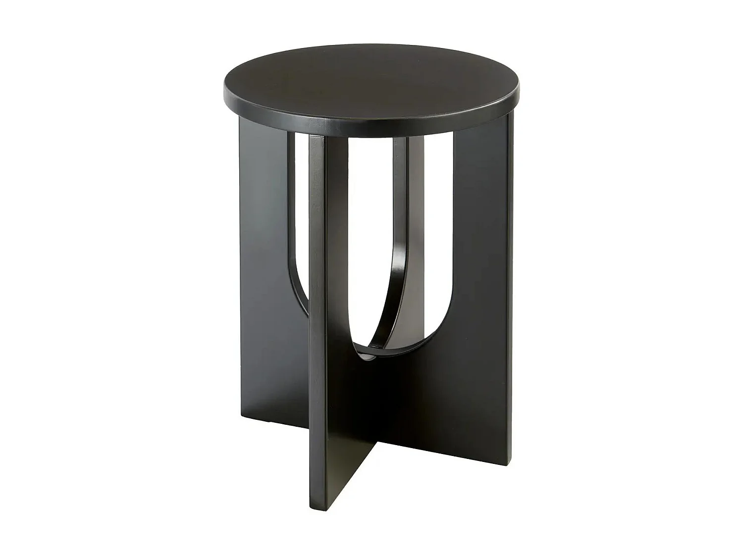 Table d'Appoint Design "Bloom" 50cm Noir