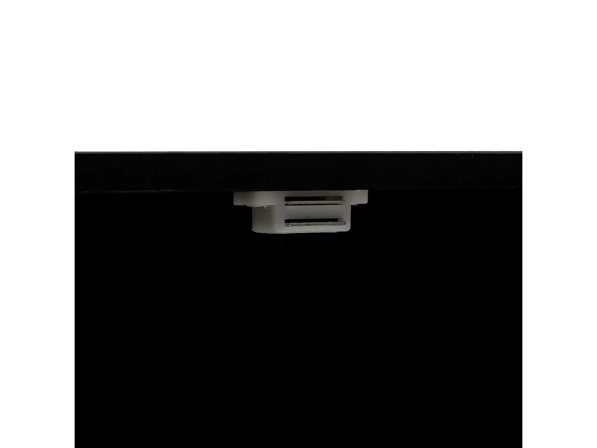 Étagère 9 Cases "Chevrons" 100cm Naturel & Noir