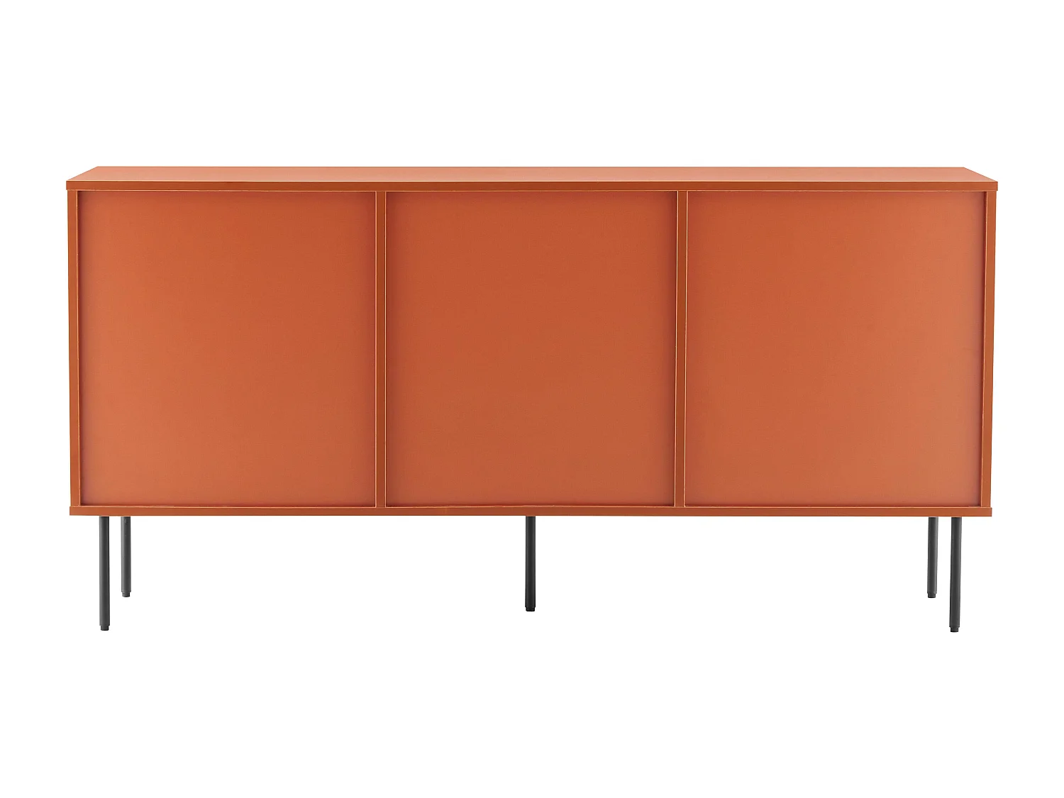 Dressoir 2 deuren en 3 laden melamine decor 150 cm oranje
