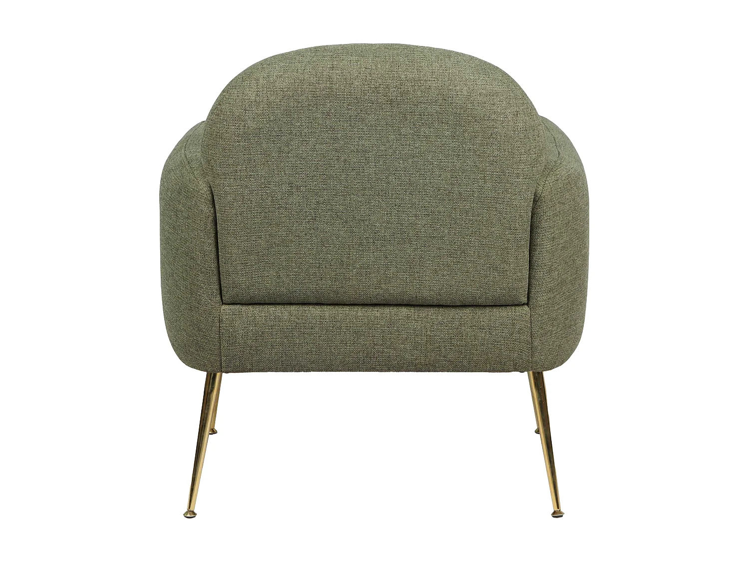 Fauteuil relax en acier et tissu vert foncé
