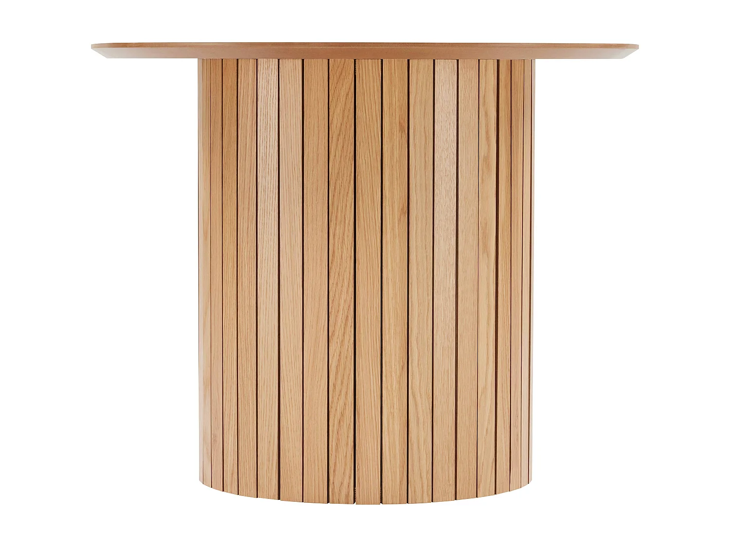 Table à manger avec plateau en MDF plaqué chêne 10 personnes