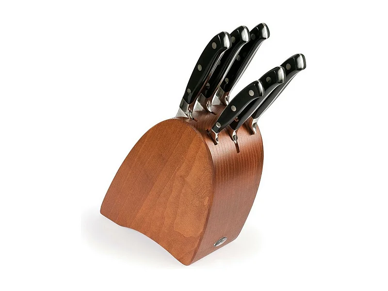 Keuken Messenblok Ergoforge, Zwart, 33x31x13 cm, Sanelli