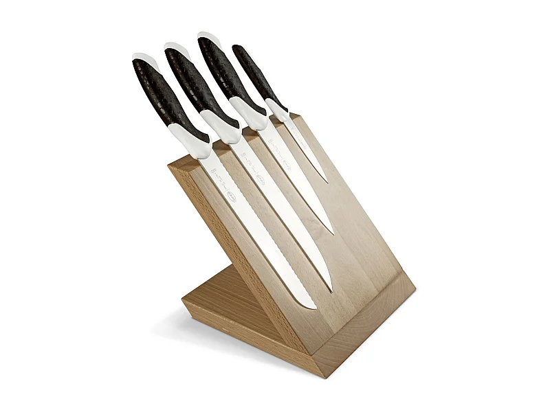 Keuken Messenblok Sakura, Zwart, 34x31x13 cm, Sanelli