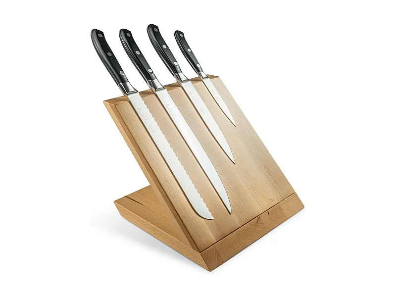 Keuken Messenblok Ergoforge, Zwart, 33x31x13 cm, Sanelli