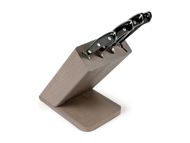 Keuken Messenblok Ergoforge 15, Zwart, 33x31x13 cm, Sanelli