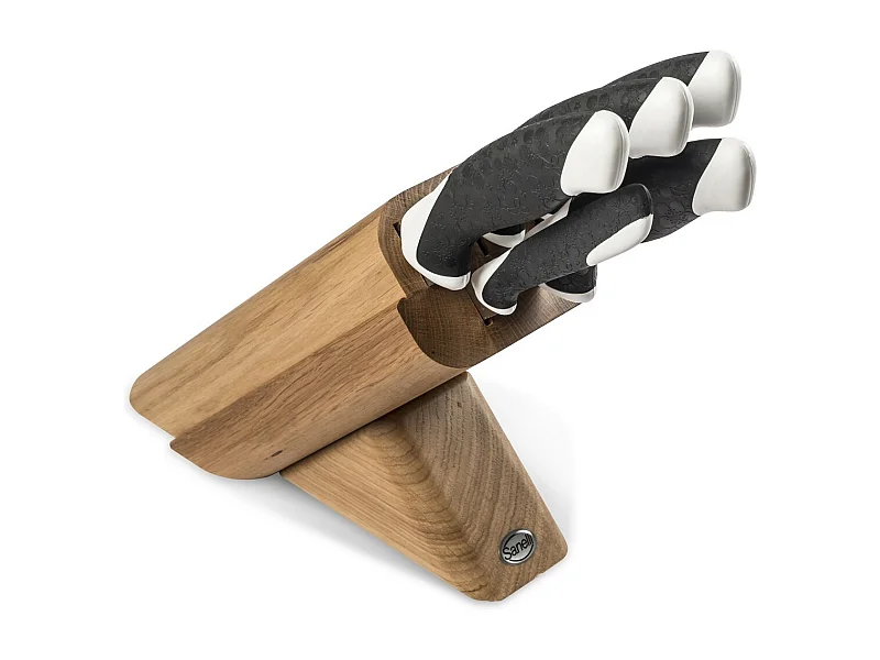 Keuken Messenblok Sakura 13, Zwart, 37x23x13 cm, Sanelli