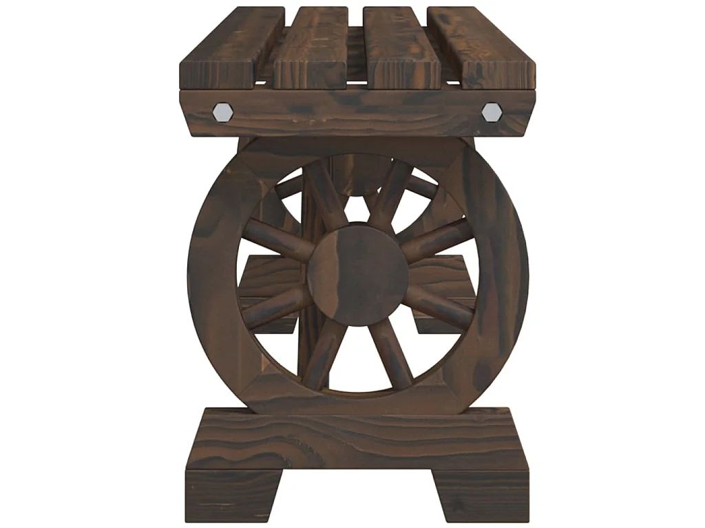 Panche da Giardino 2 pz in Legno Massello di Abete