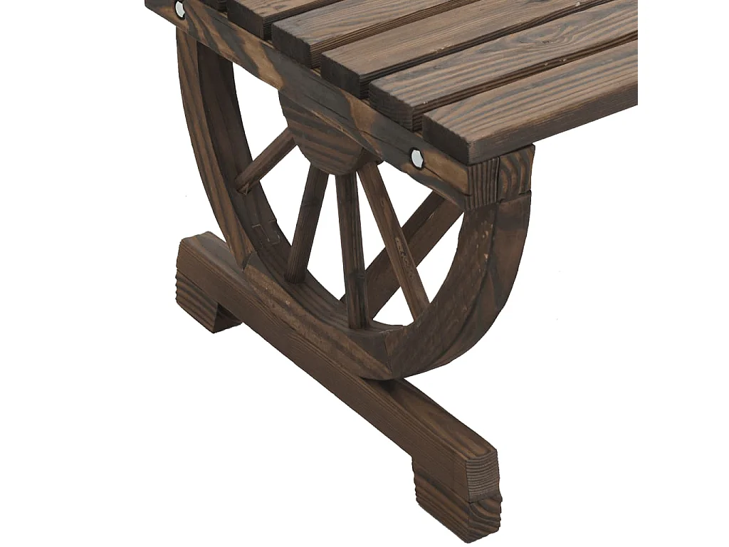 Panche da Giardino 2 pz in Legno Massello di Abete