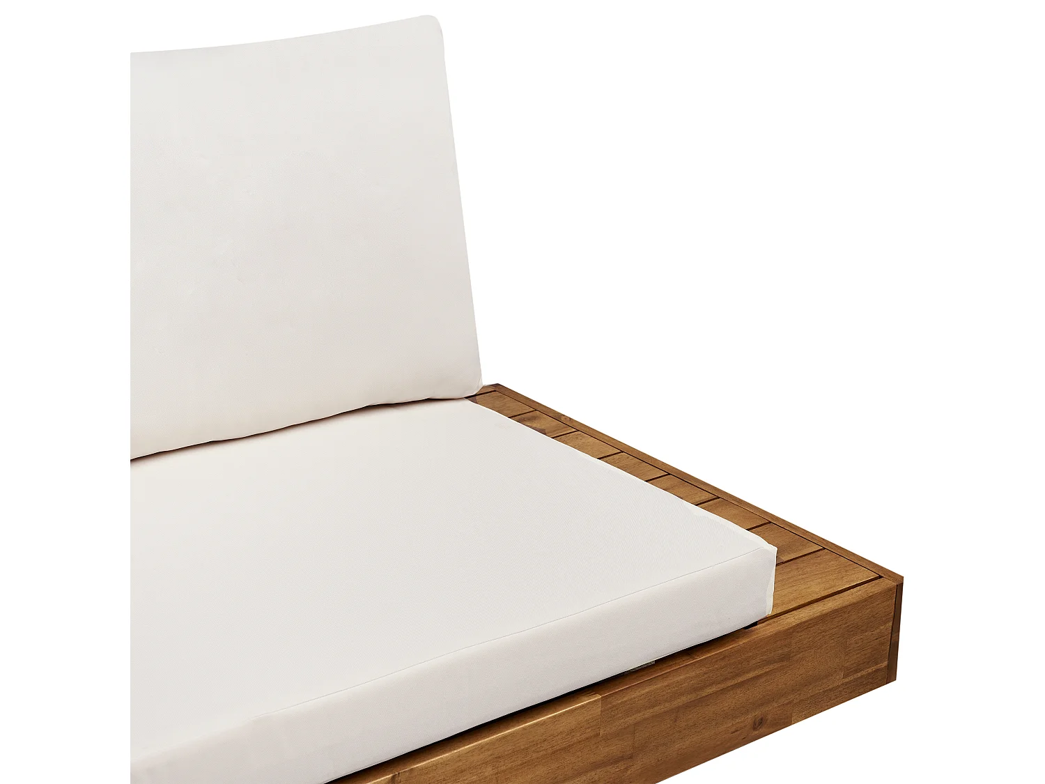 Canapé de jardin 2 places MARETTIMO Bois d'acacia certifié Marron