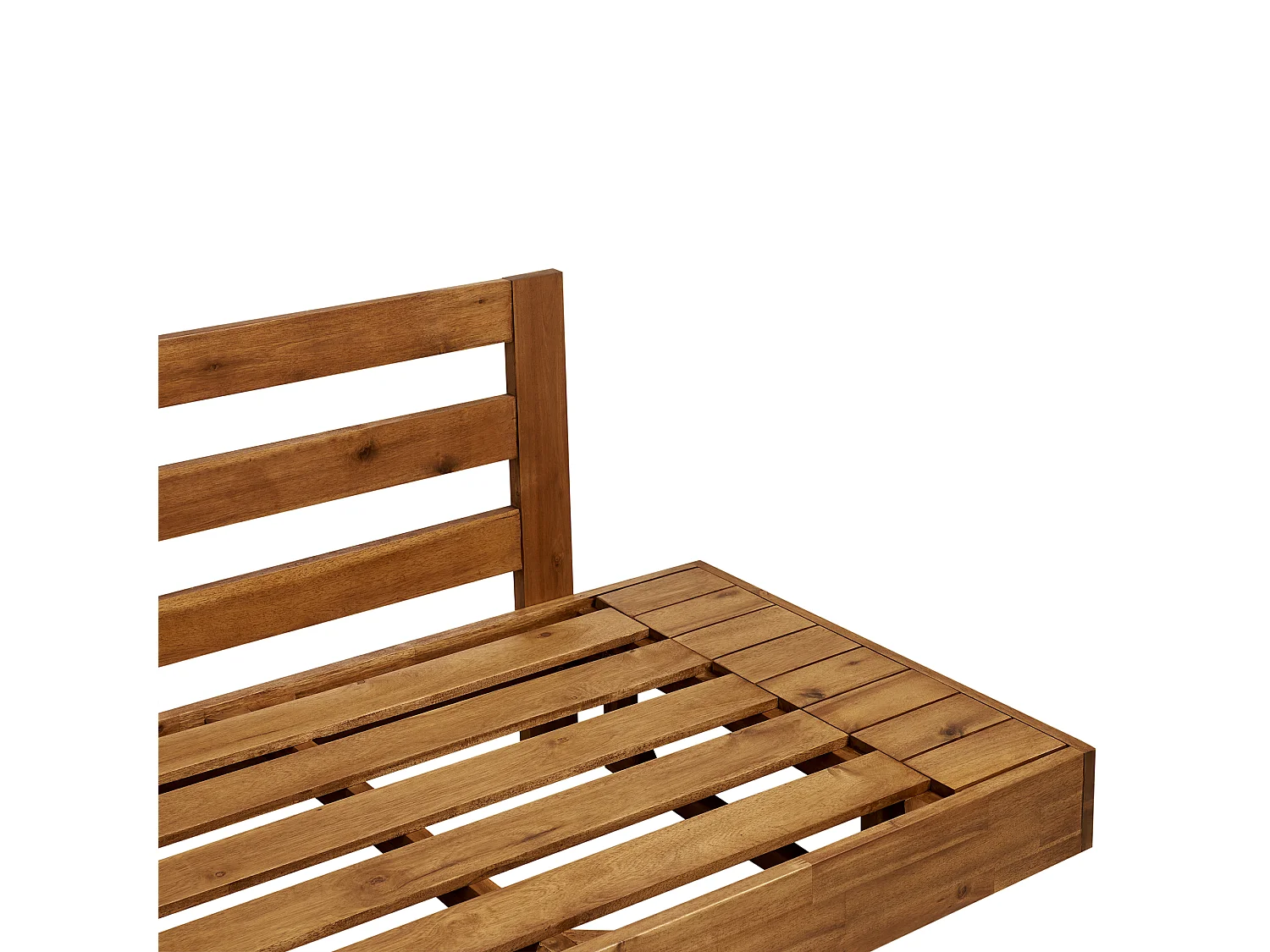 Canapé de jardin 2 places MARETTIMO Bois d'acacia certifié Marron