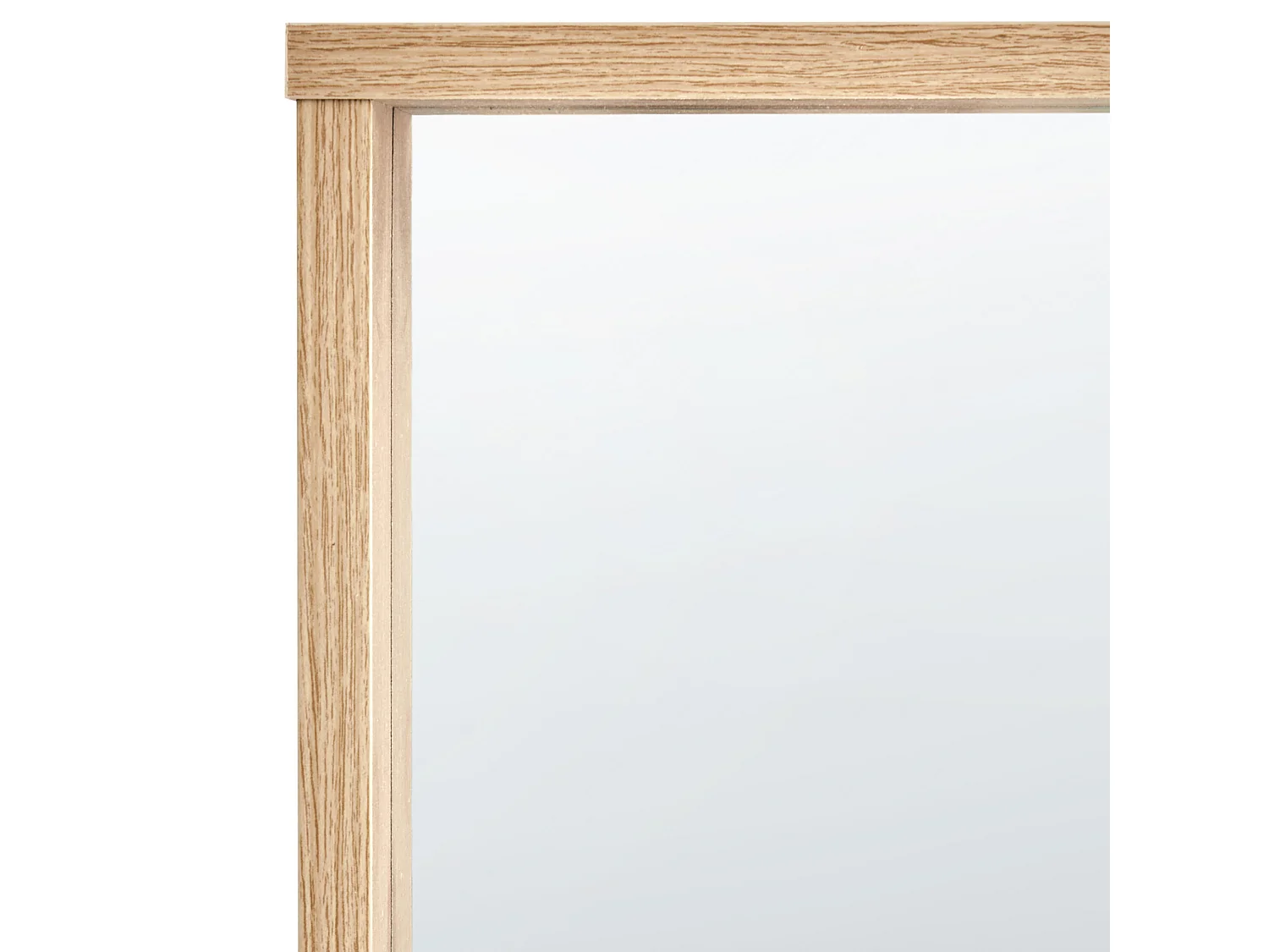 Wandspiegel ROSELL 80 cm 65 cm Holzwerkstoff Hellbraun