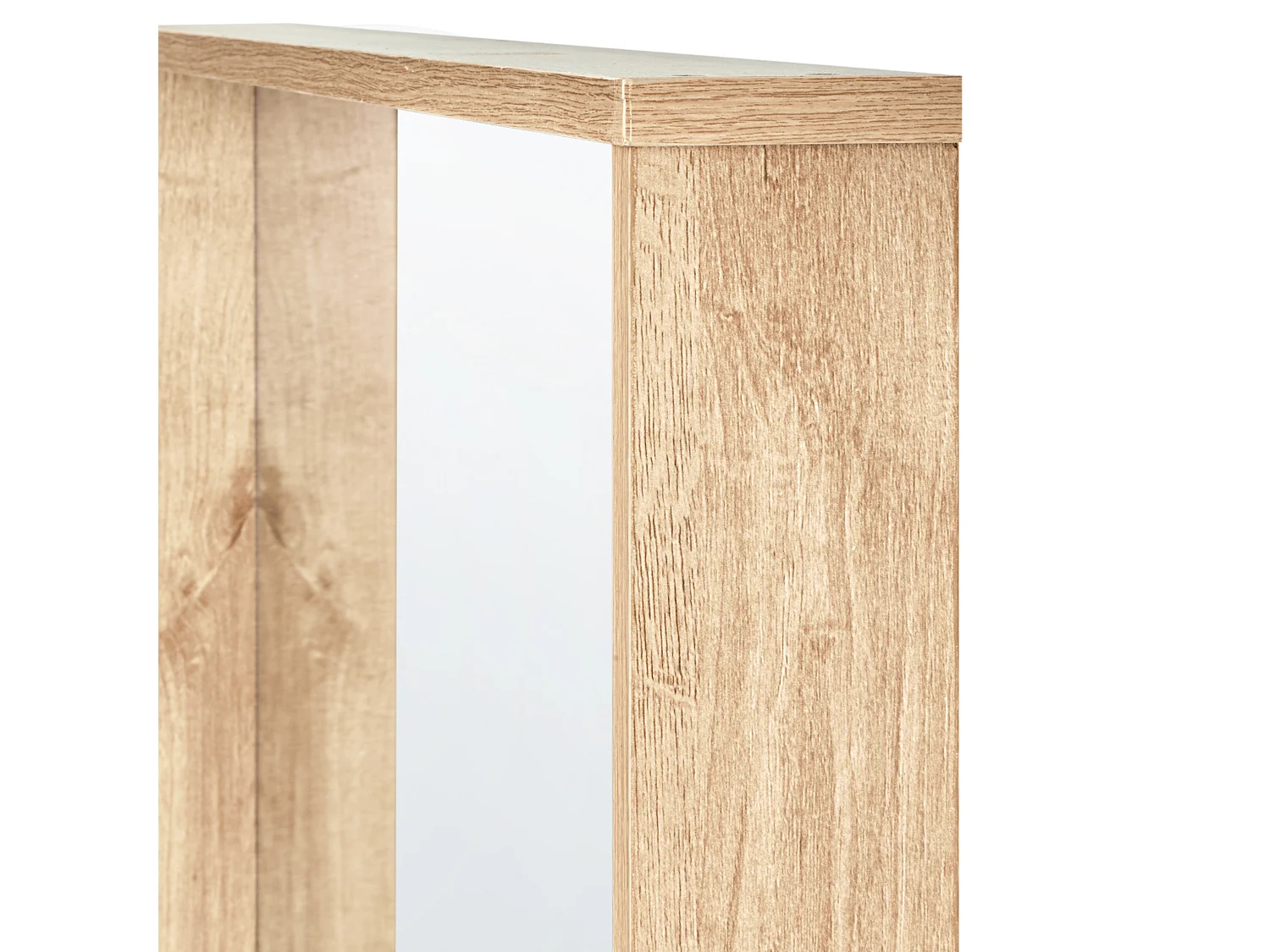 Wandspiegel ROSELL 80 cm 65 cm Holzwerkstoff Hellbraun