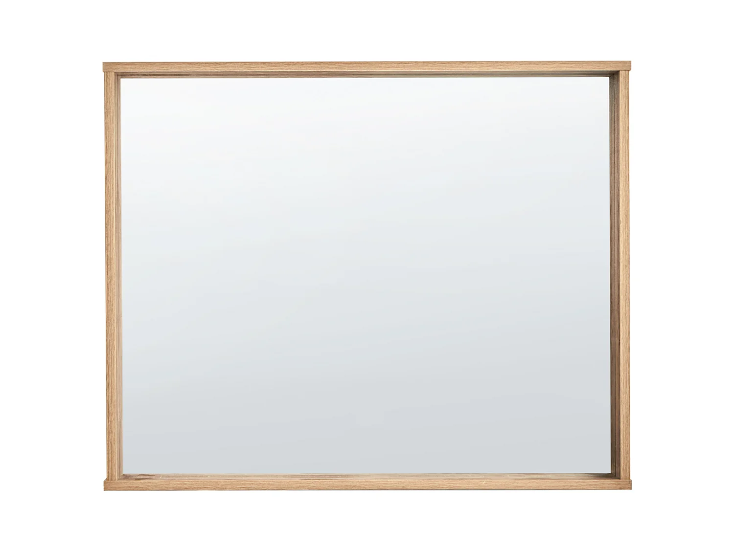 Wall Mirror ROSELL 80 cm 65 cm Light Brown