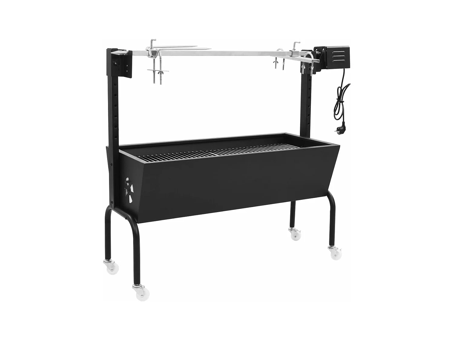 Rôtissoire pour barbecue électrique Acier inoxydable