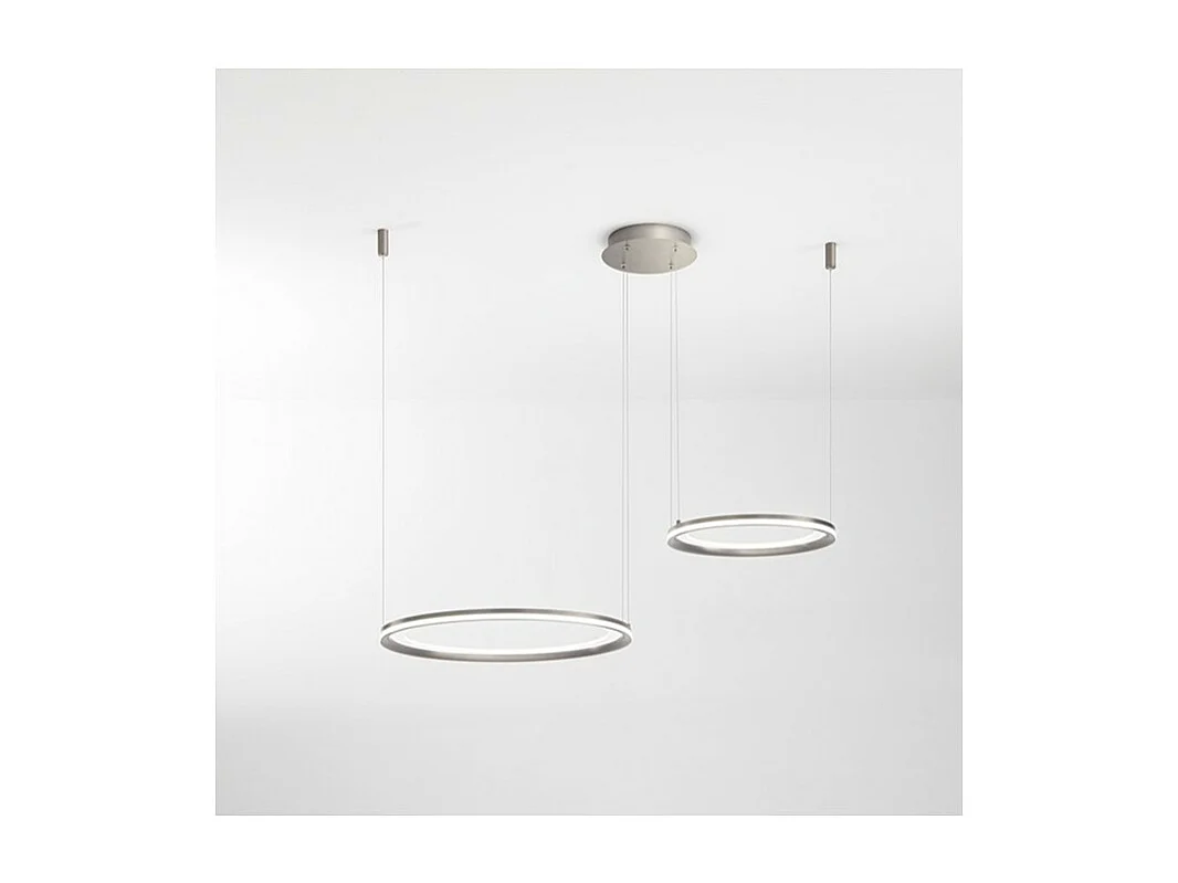 EDGE Doppel-LED-Hängeleuchter 99W Titangrau Perenz