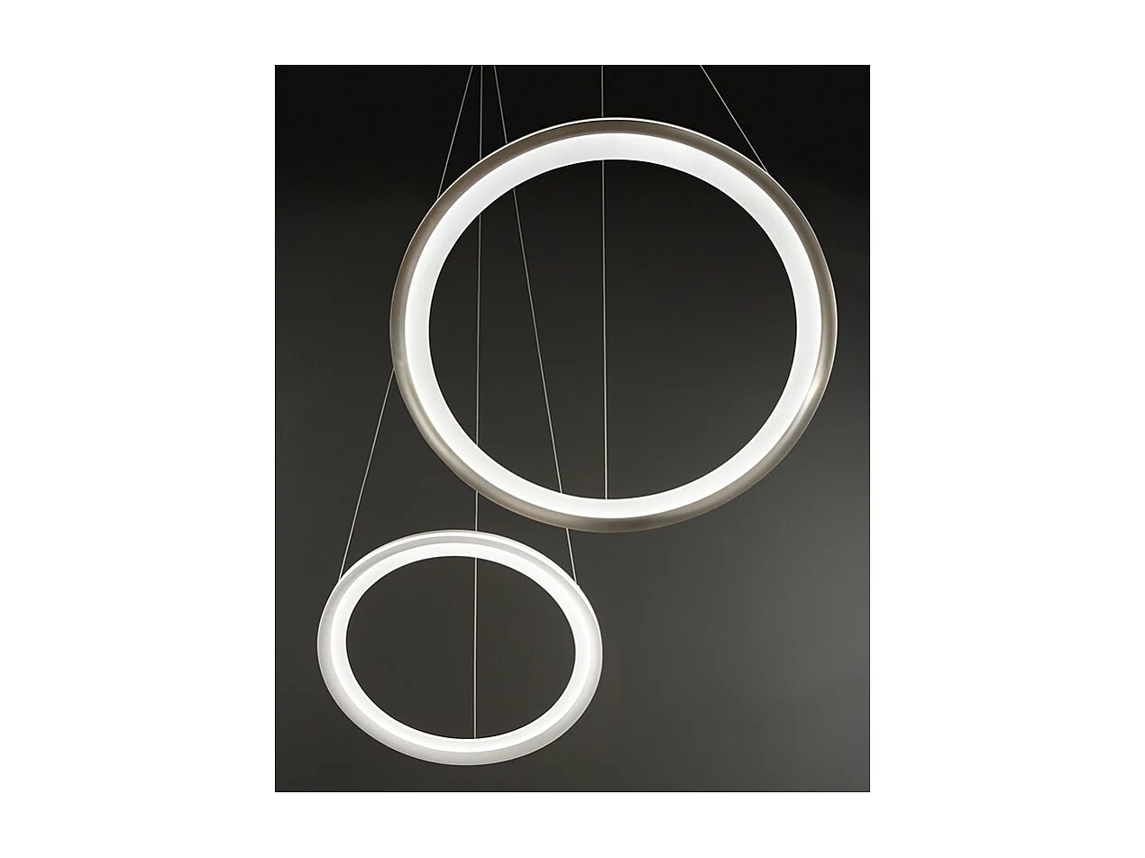 EDGE LED-Pendelleuchter 86W Titangrau Perenz