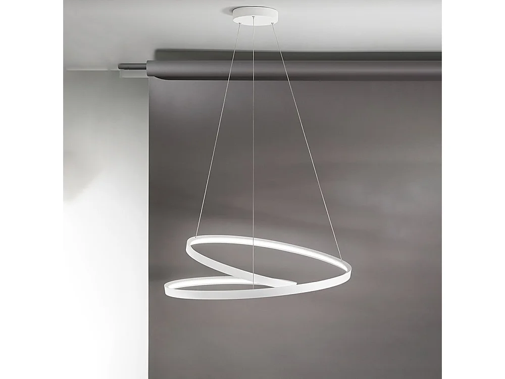 Lámpara colgante LED blanca Ritmo 6618 B LC PERENZ