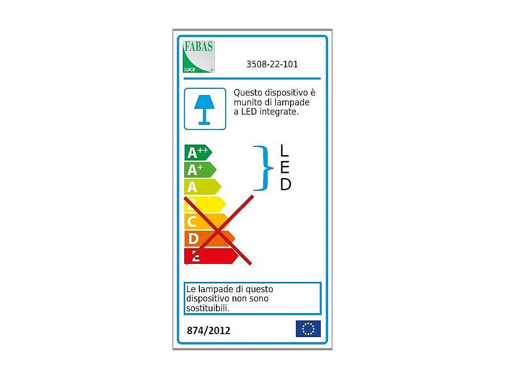Lustre suspenso LED branco Ritmo 6618 B LC PERENZ