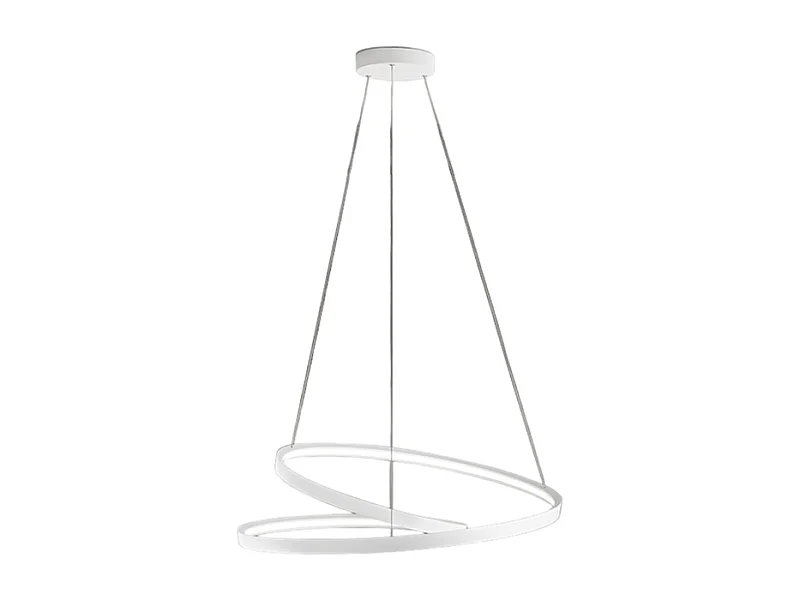 Ritmo witte LED-pendelkroonluchter 6618 B LC PERENZ