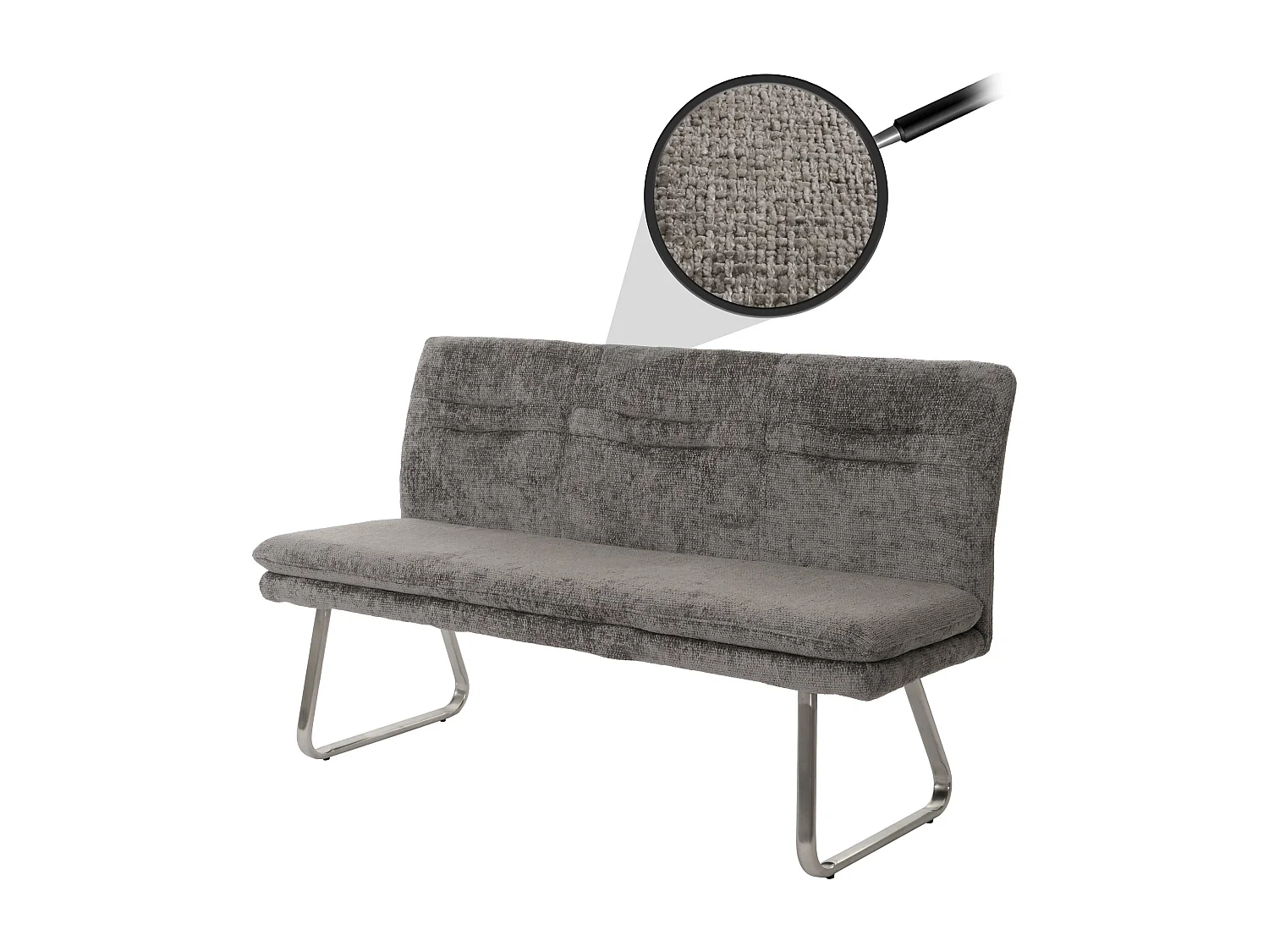 Sitzbank MCW-H70, Dunkelgrau