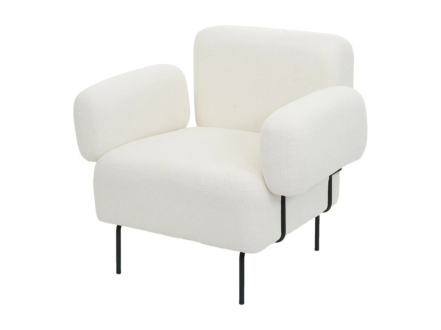 Fauteuil de salon MCW-L83b