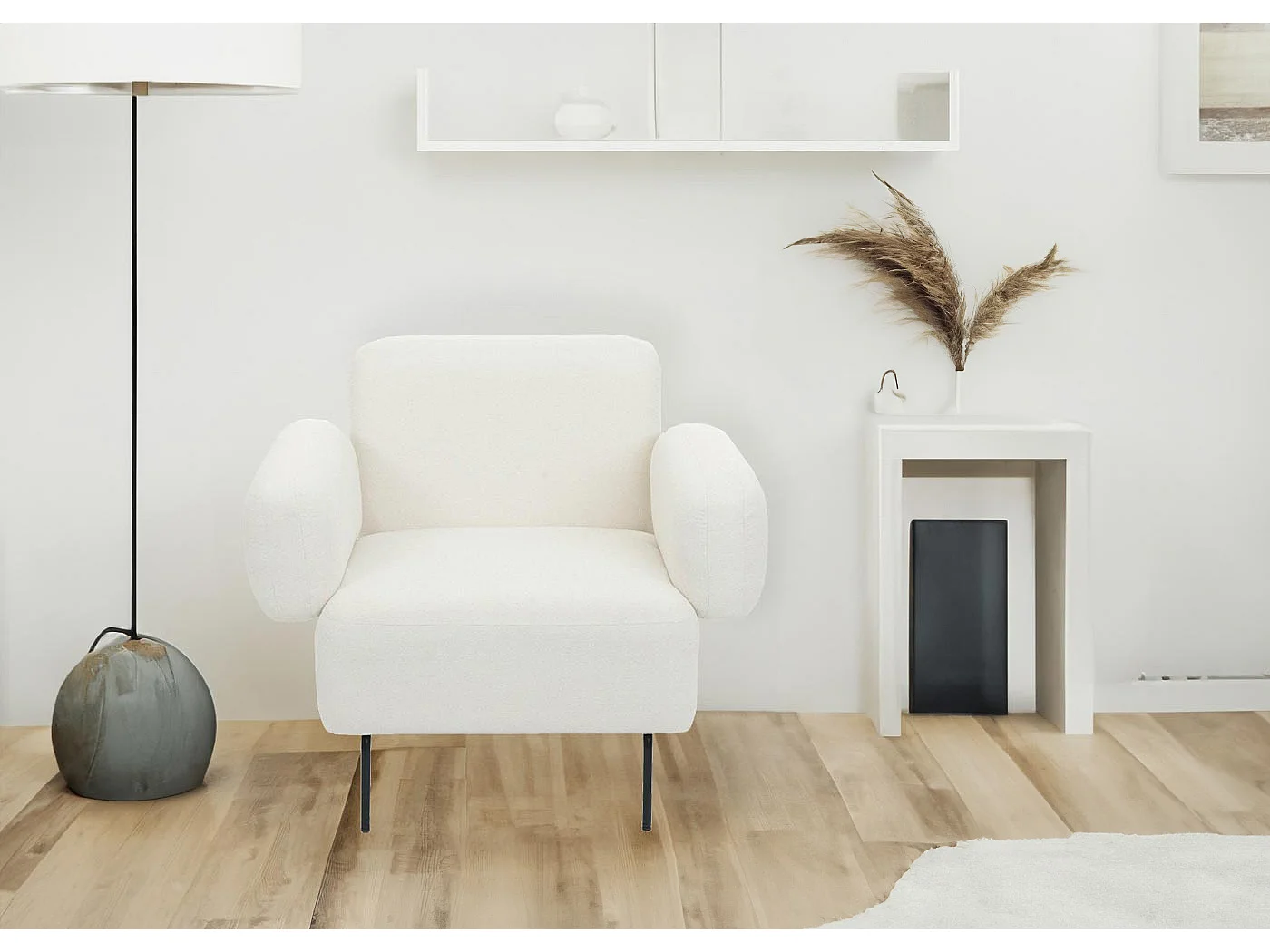 Fauteuil de salon MCW-L83b