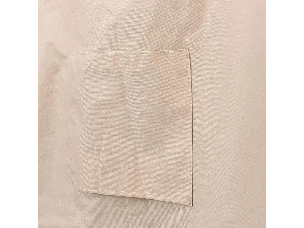 Housses de salon de jardin 2 pcs Ø 244x71 cm 600D tissu oxford