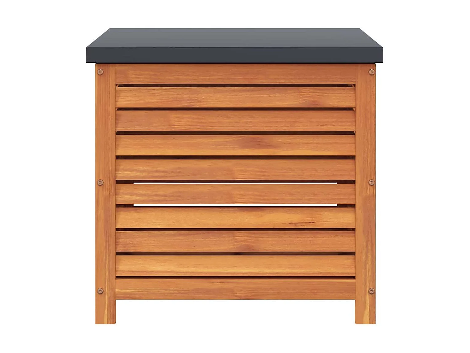 Boîte de rangement de jardin 60x50x55 cm bois d'eucalyptus