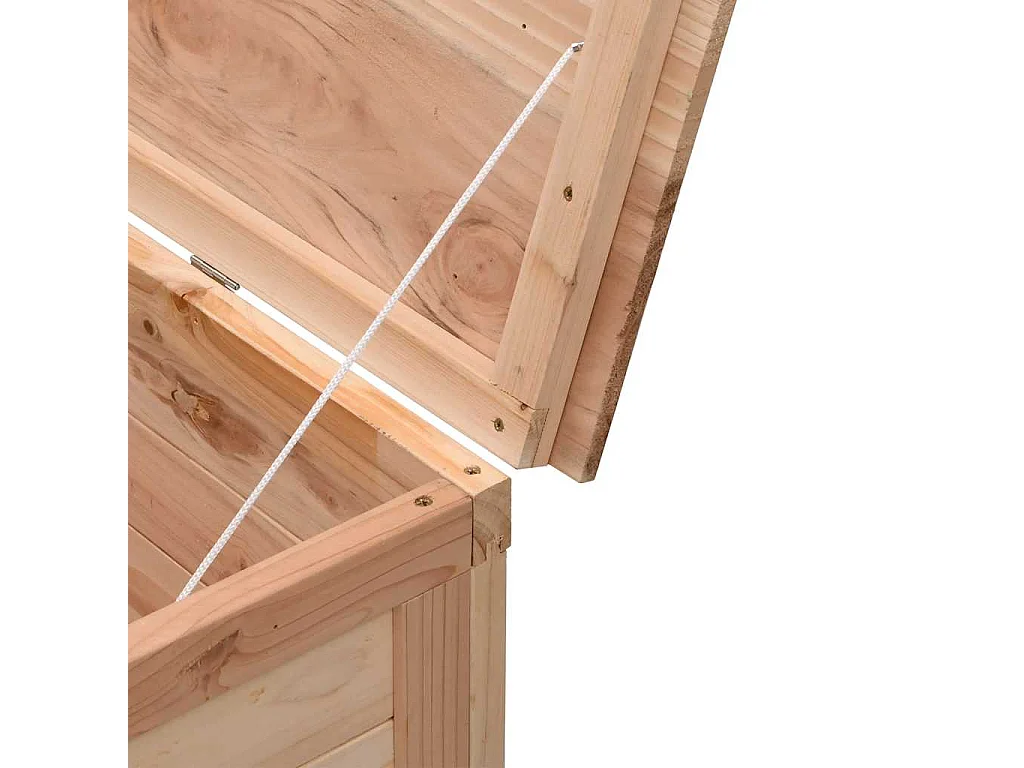 Gartentruhe 99x50x56,5 cm Massivholz Tanne