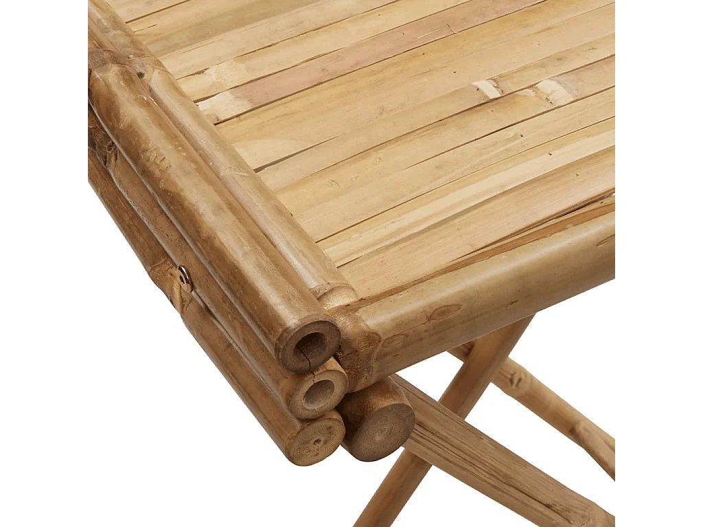 Tabletttisch Klappbar 70,5x42,5x80 cm Bambus