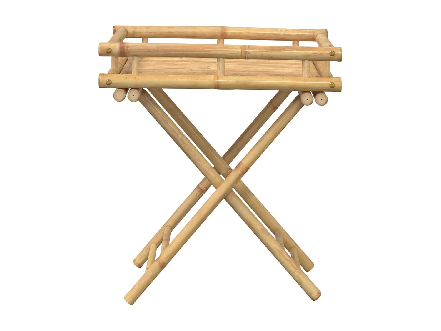 Tabletttisch Klappbar 60x40x68 cm Bambus