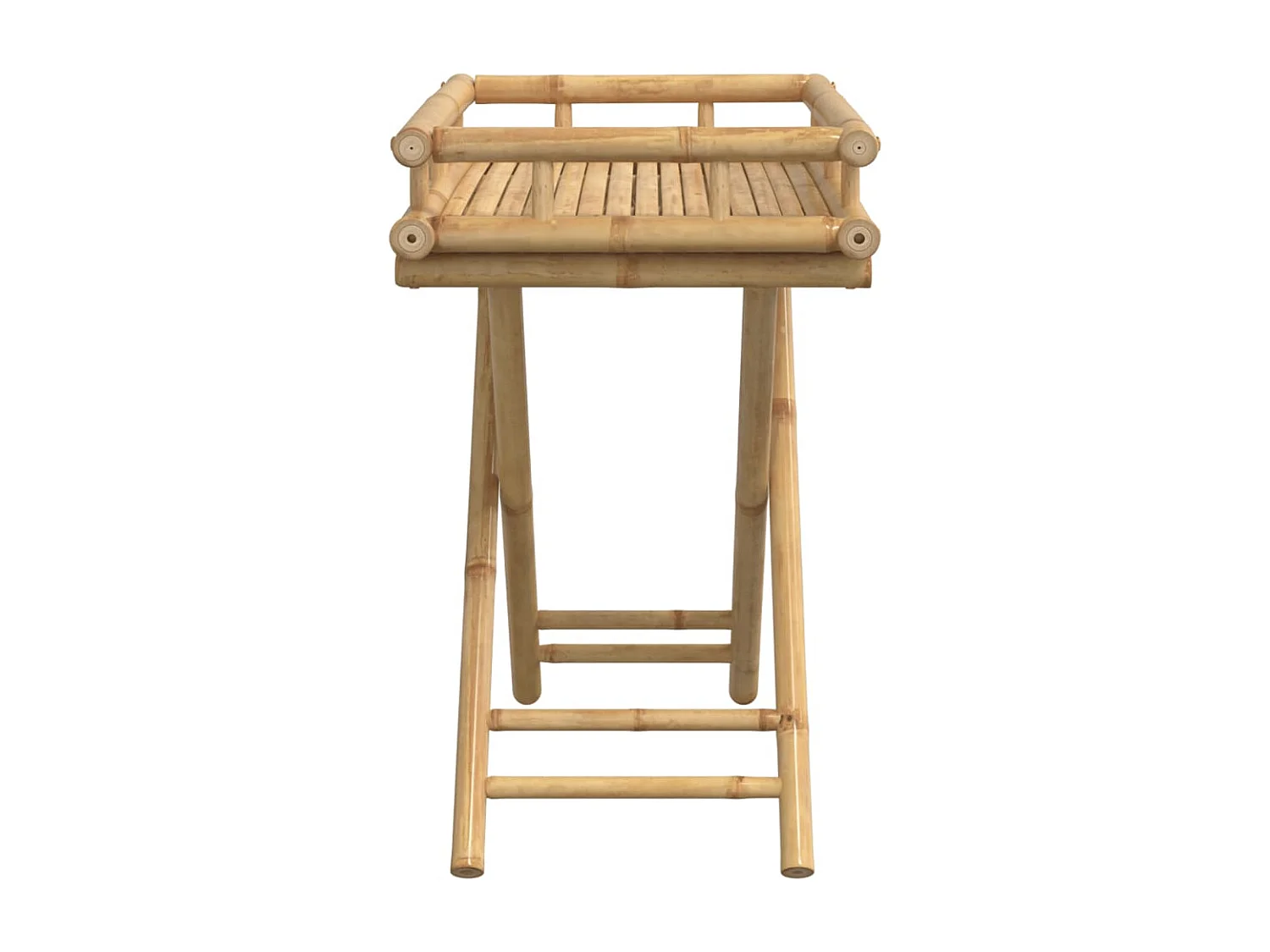 Tabletttisch Klappbar 60x40x68 cm Bambus