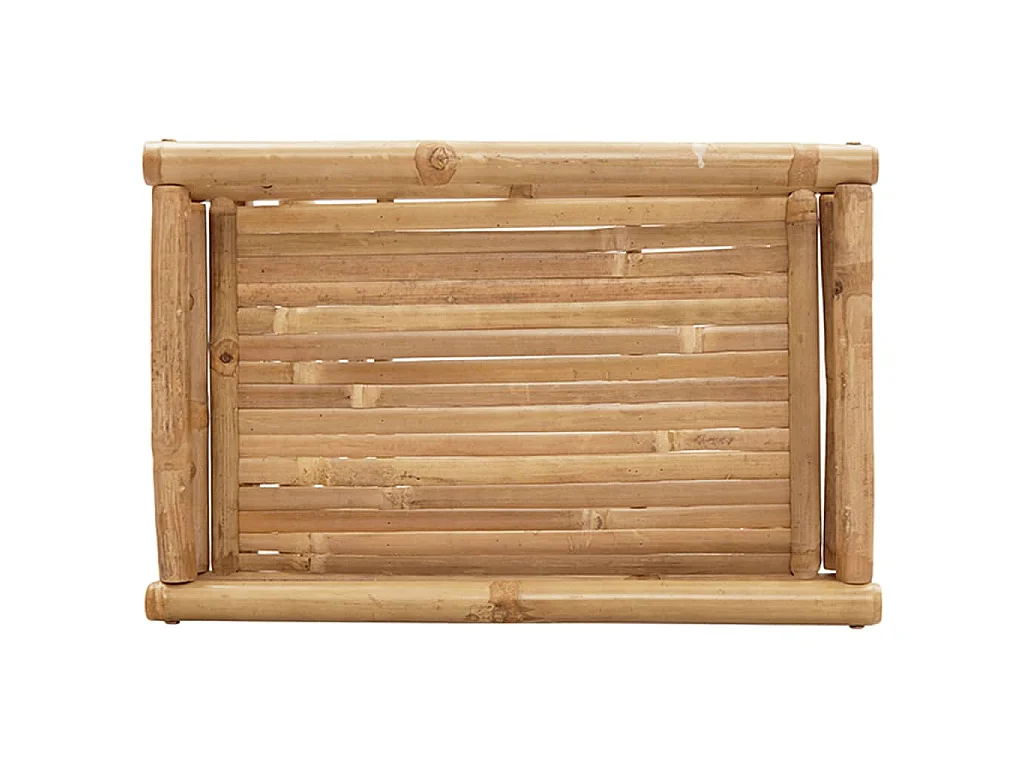 Dienbladtafel inklapbaar 60x40x68 cm bamboe