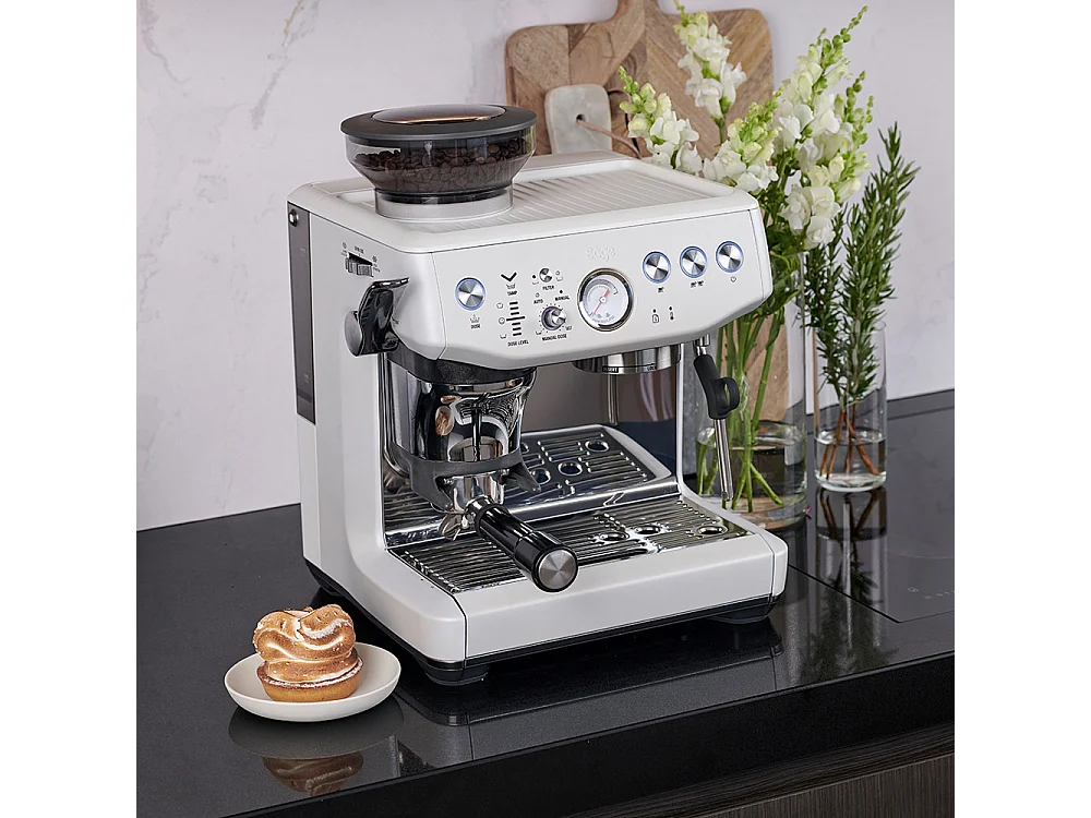 Sage Machine à expresso 15 bars, the barista touch impress, sel de mer - SES876SST4EEU1