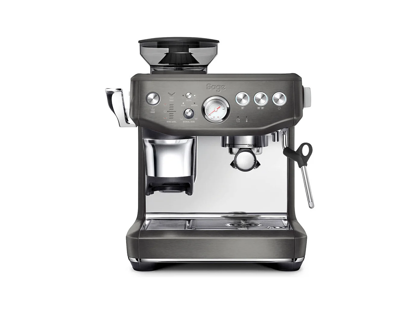 Sage Machine à expresso 15 bars, the barista touch impress, inox / noir - SES876BST4EEU1