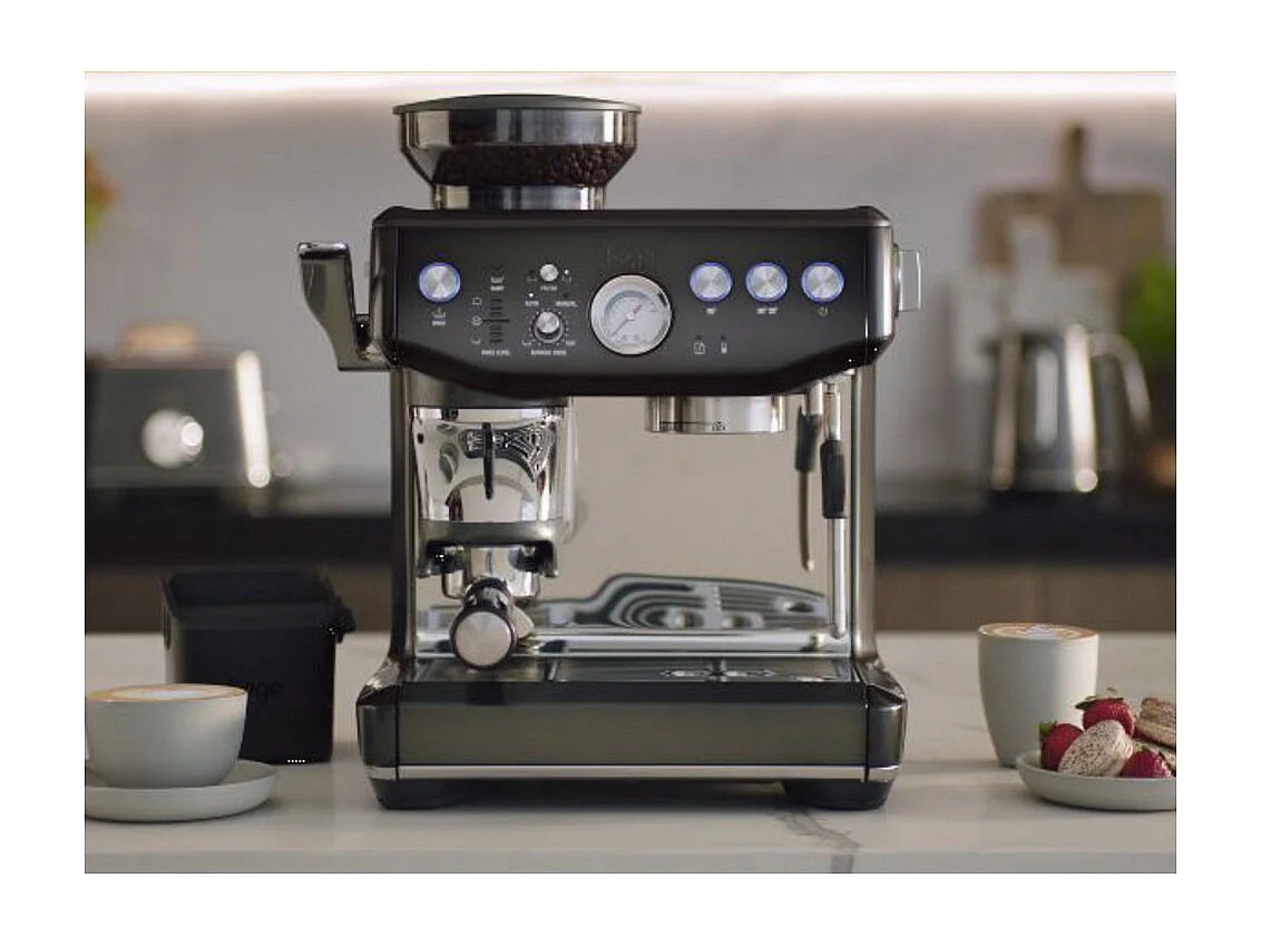 Sage Machine à expresso 15 bars, the barista touch impress, inox / noir - SES876BST4EEU1