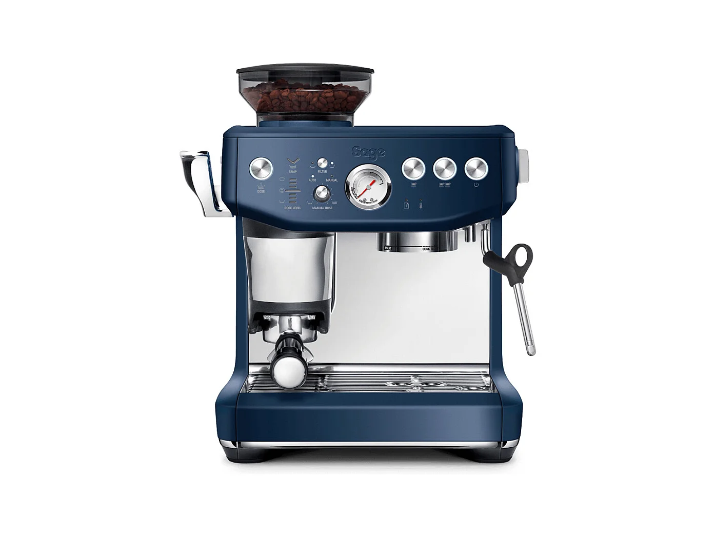 Sage Machine à expresso 15 bars, the barista touch impress, bleu prune - SES876DBL4EEU1